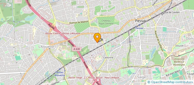 localisation de l'entreprise COMITE DEFENSE FETES QUARTIERS MONTEIL à PESSAC