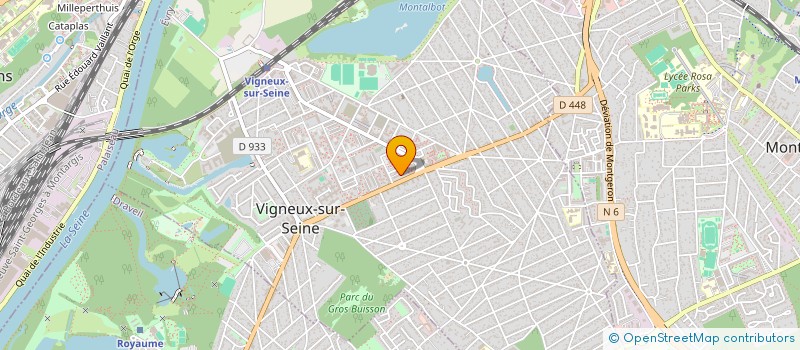 localisation de l'entreprise COMITE DEFENSE LOCATAIRES SIEMP VIGNEUX à VIGNEUX-SUR-SEINE