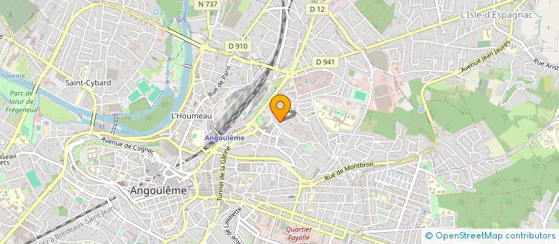 localisation de l'entreprise COMITE DEFENSE RENOVATION à ANGOULEME
