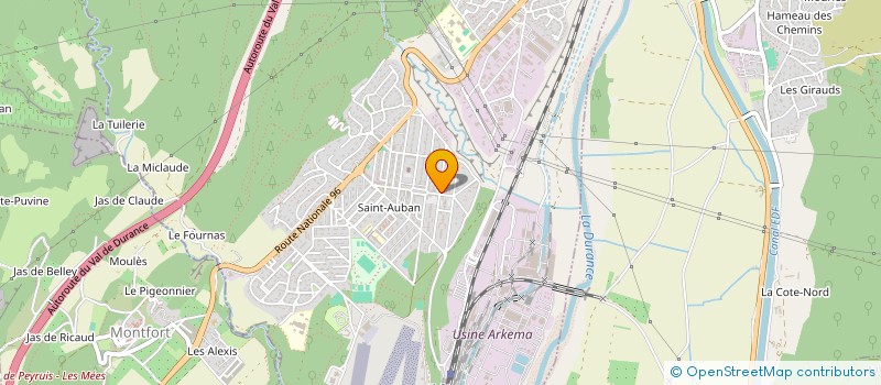 localisation de l'entreprise COMITE DEP AERONAUTIQUE VOL MOTEUR ALPES à CHATEAU-ARNOUX-SAINT-AUBAN
