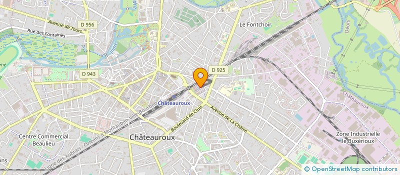 localisation de l'entreprise COMITE DEP AIDE A LA CONSTRUCTION à CHATEAUROUX