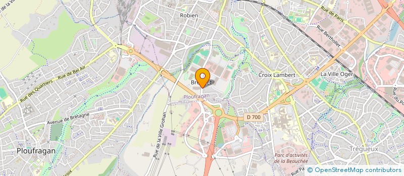 localisation de l'entreprise COMITE DEP ATHLETISME DES COTES D ARMOR à PLOUFRAGAN