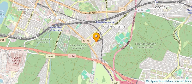 localisation de l'entreprise COMITE DEP BOXE FRANCAISE SAVATE à VERSAILLES