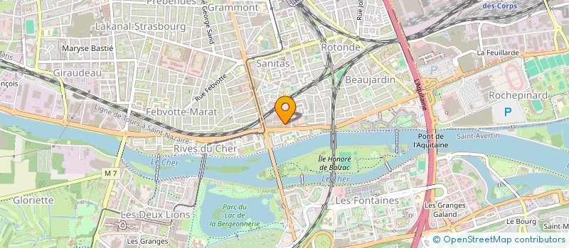 localisation de l'entreprise COMITE DEP CONTRE MALADIE RESPIRATOIRE à TOURS