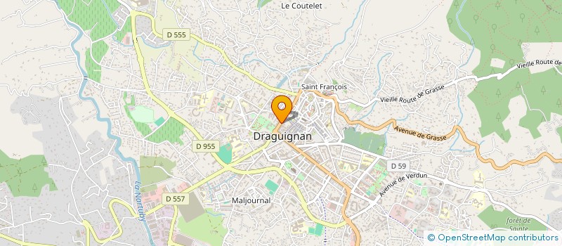 localisation de l'entreprise COMITE DEP D AIDE A LA CONSTRUCTION à DRAGUIGNAN