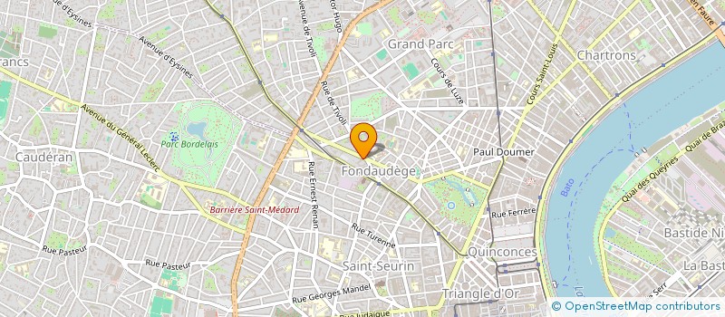 localisation de l'entreprise COMITE DEP DE GIRONDE DE FULL CONTACT  BORDEAUX