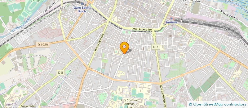 localisation de l'entreprise COMITE DEP DE LUTTE CONTRE LE CANCER à AMIENS