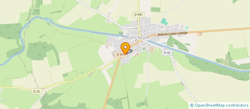 localisation de l'entreprise COMITE DEP DE MOTOCYCLISME DES ARDENNES  BAIRON ET SES ENVIRONS