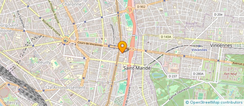 localisation de l'entreprise COMITE DEP DE PARIS TIR A L ARC  PARIS