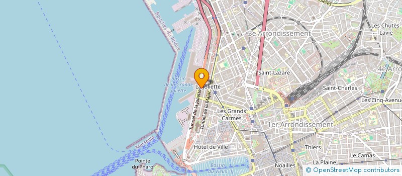 localisation de l'entreprise COMITE DEP DE PENTATHLON MODERNE DES BDR à MARSEILLE