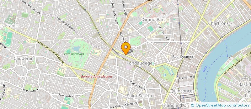 localisation de l'entreprise COMITE DEP DE RANDONNEE PEDESTRE à BORDEAUX