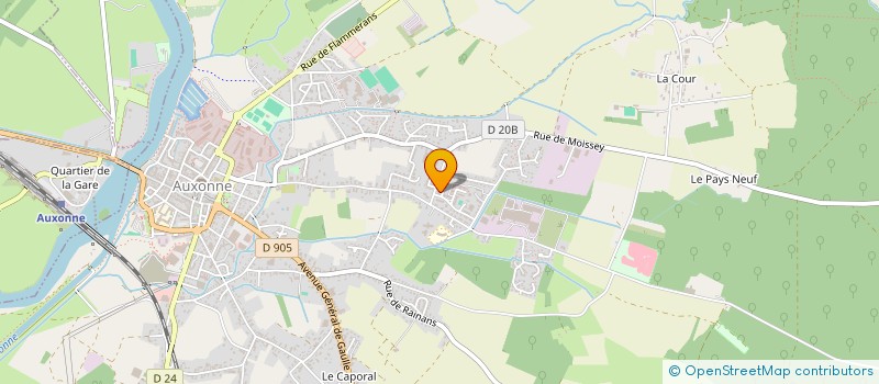 localisation de l'entreprise COMITE DEP DE TIR A L ARC COTE D'OR  CHENOVE