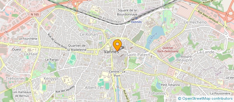 localisation de l'entreprise COMITE DEP DE TIR A L'ARC DU MORBIHAN à VANNES