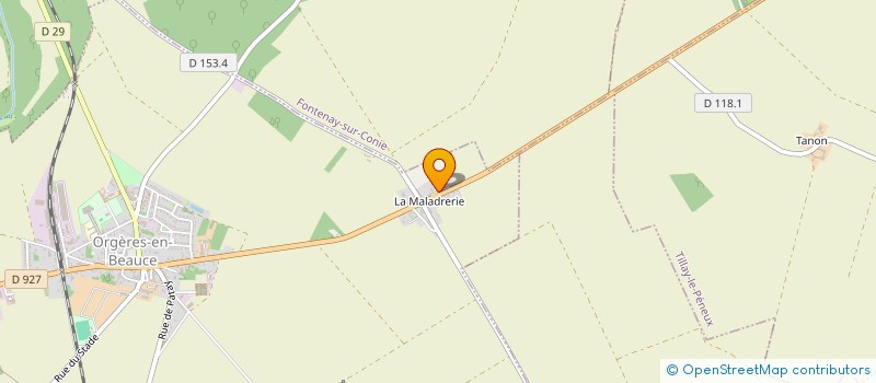 localisation de l'entreprise COMITE DEP DE TIR D'EURE ET LOIR à ORGERES-EN-BEAUCE