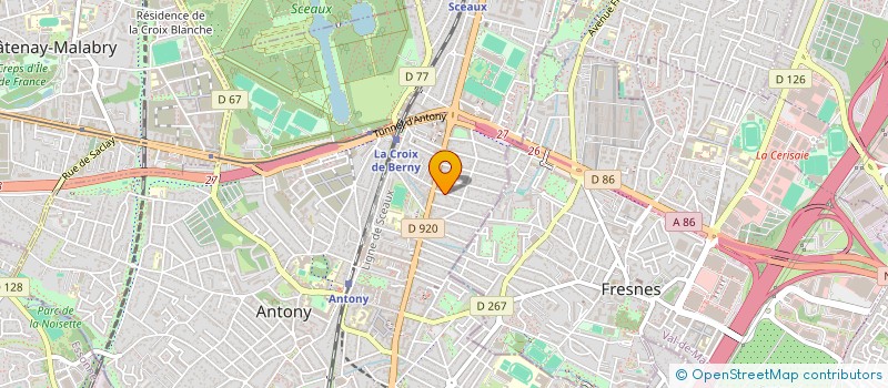 localisation de l'entreprise COMITE DEP DE TIR DES HAUTS DE SEINE à ANTONY