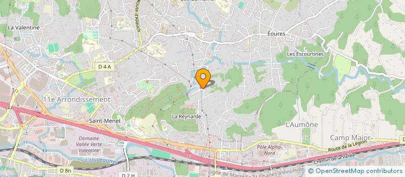 localisation de l'entreprise COMITE DEP DES BDR JEU BALLE TAMBOURIN à MARSEILLE