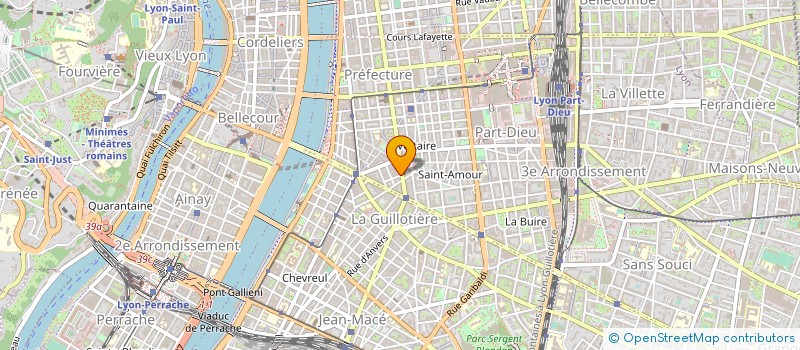 localisation de l'entreprise COMITE DEP DU TOURISME DU RHONE à LYON