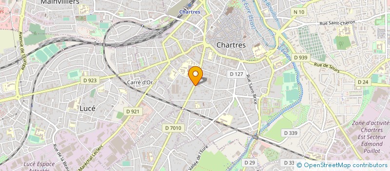 localisation de l'entreprise COMITE DEP ETUDES ET SPORTS SOUS MARINS à CHARTRES