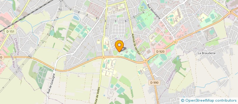 localisation de l'entreprise COMITE DEP GYMNASTIQUE VOLONTAIRE INDRE à CHATEAUROUX