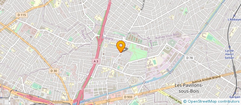 localisation de l'entreprise COMITE DEP HANDBALL SEINE SAINT DENIS à BONDY