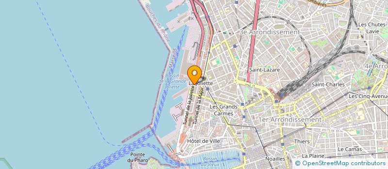localisation de l'entreprise COMITE DEP HANDISPORT BDR à MARSEILLE