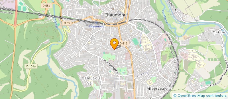 localisation de l'entreprise COMITE DEP HAUT MARNAIS TRIATHLON à CHAUMONT
