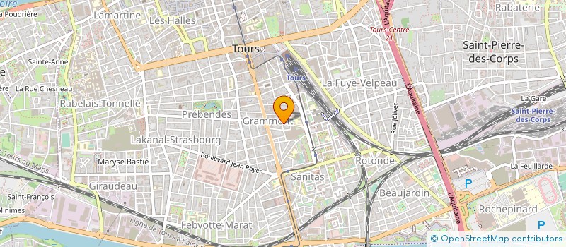 localisation de l'entreprise COMITE DEP INDRE ET LOIRE AIKIDO ET BUDO à TOURS