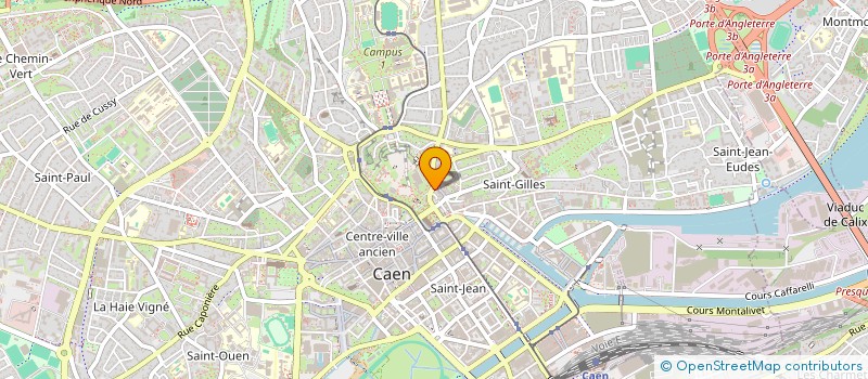 localisation de l'entreprise COMITE DEP JEUNESSE à CAEN
