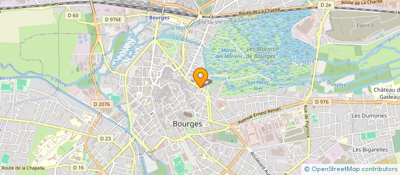 localisation de l'entreprise COMITE DEP JEUNESSE AU PLEIN AIR à BOURGES