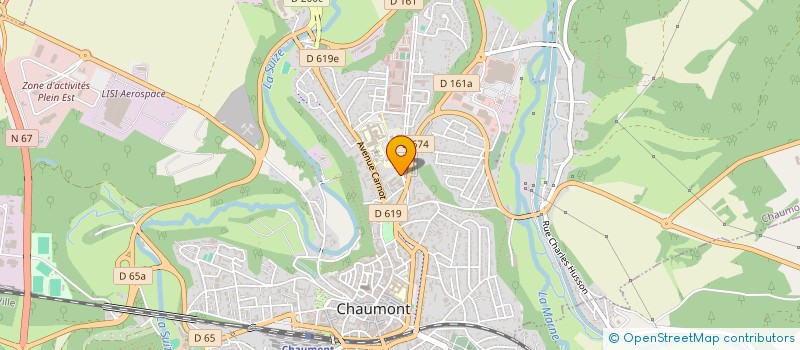 localisation de l'entreprise COMITE DEP LIGUE NAT CONTRE LE CANCER à CHAUMONT