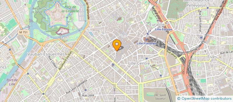 localisation de l'entreprise COMITE DEP LIGUE NAT CONTRE LE CANCER à LILLE