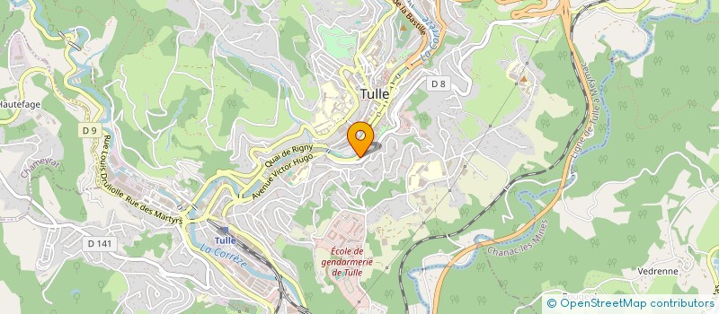 localisation de l'entreprise COMITE DEP LIGUE NAT CONTRE LE CANCER à TULLE