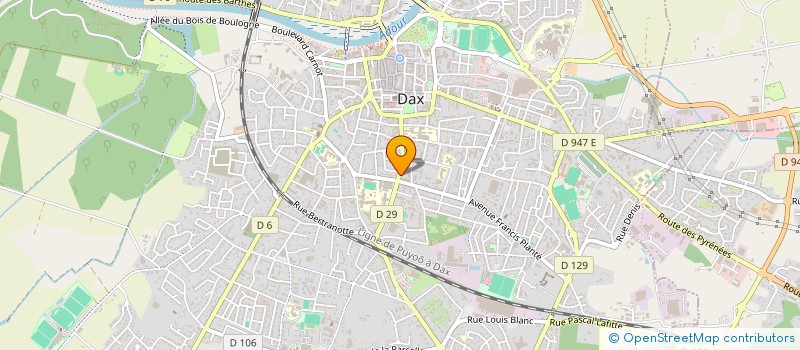 localisation de l'entreprise COMITE DEP LIGUE NAT CONTRE LE CANCER à DAX