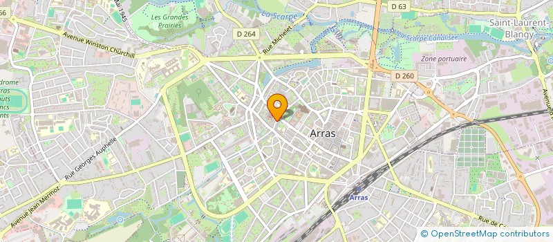 localisation de l'entreprise COMITE DEP LIGUE NAT CONTRE LE CANCER à ARRAS