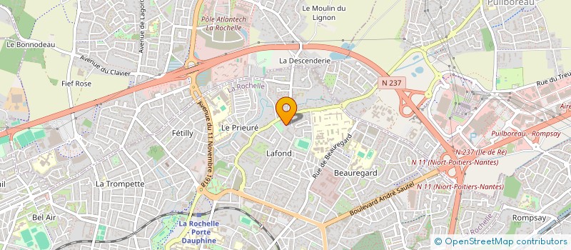 localisation de l'entreprise COMITE DEP LIGUE NAT CONTRE LE CANCER à LA ROCHELLE