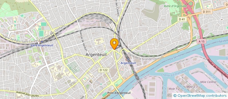 localisation de l'entreprise COMITE DEP LIGUE NAT CONTRE LE CANCER  ARGENTEUIL