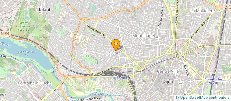 localisation de l'entreprise COMITE DEP LIGUE NAT CONTRE LE CANCER à DIJON