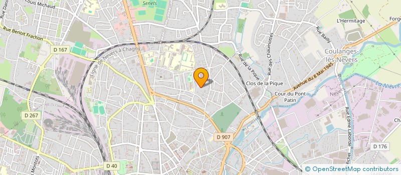 localisation de l'entreprise COMITE DEP LIGUE NAT CONTRE LE CANCER à NEVERS