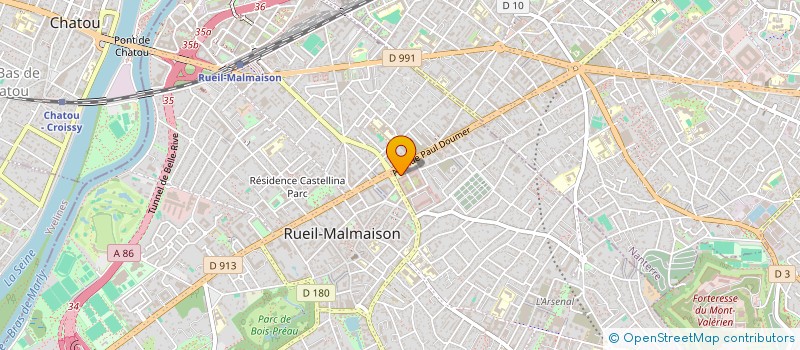 localisation de l'entreprise COMITE DEP LIGUE NAT CONTRE LE CANCER à RUEIL-MALMAISON