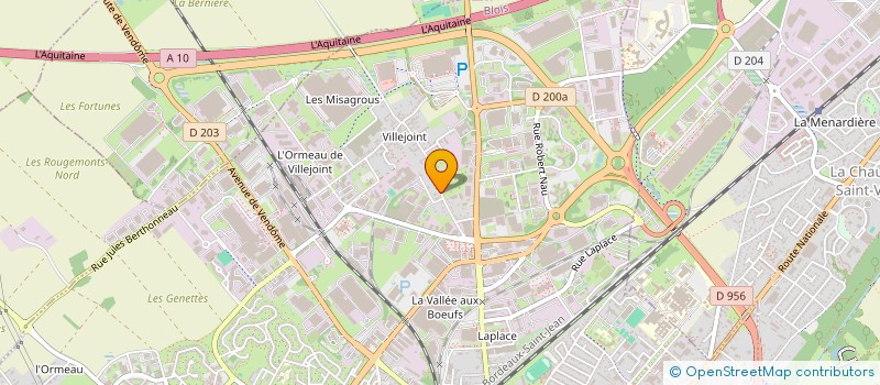 localisation de l'entreprise COMITE DEP MONTAGNE-ESCALADE LOIR & CHER  BLOIS