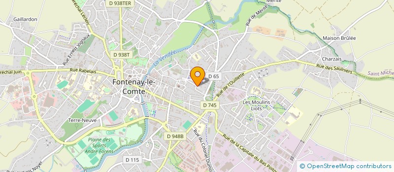localisation de l'entreprise COMITE DEP MOTOCYCLISTE VENDEEN à FONTENAY-LE-COMTE