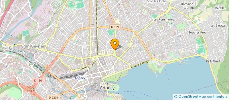 localisation de l'entreprise COMITE DEP RANDONNEE PEDESTRE HTE SAVOIE à ANNECY