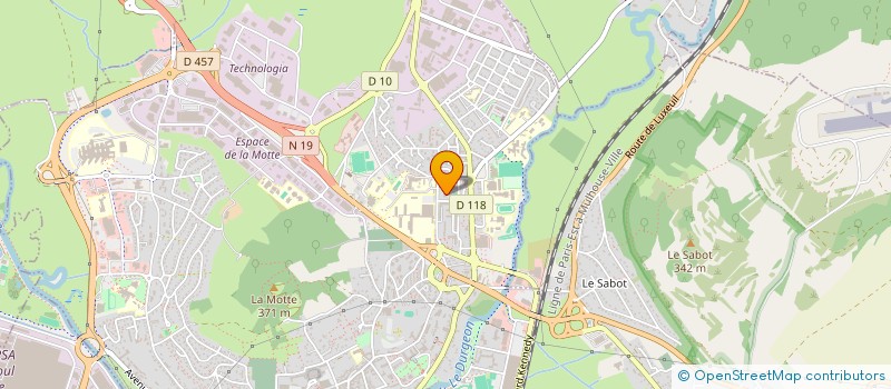 localisation de l'entreprise COMITE DEP RESTAURANTS RELAIS DU COEUR à VESOUL