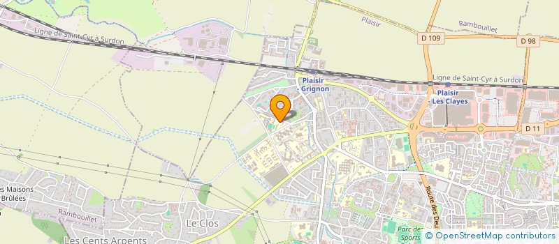 localisation de l'entreprise COMITE DEP SECOURISTES FRANCAIS  PLAISIR