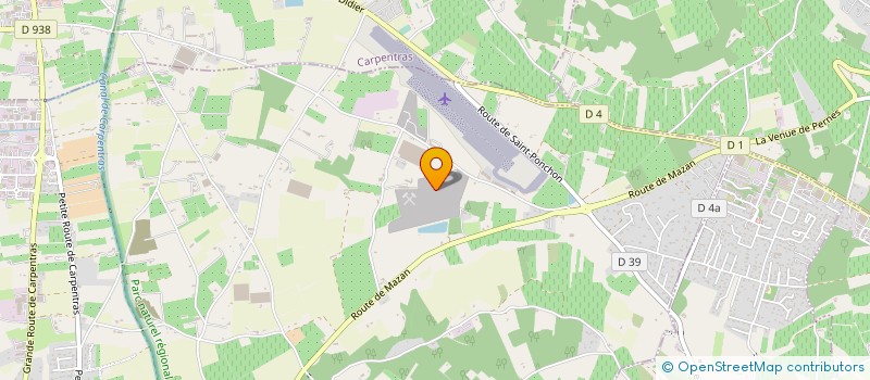 localisation de l'entreprise COMITE DEP VOL A VOILE VAUCLUSE à PERNES LES FONTAINES
