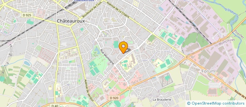 localisation de l'entreprise COMITE DEPAR INDRE MUAYTHAI DISCIPLIN... à CHATEAUROUX