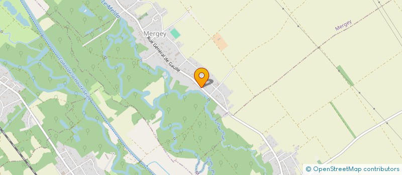 localisation de l'entreprise COMITE DEPART AUBE TENNIS DE TABLE  MERGEY