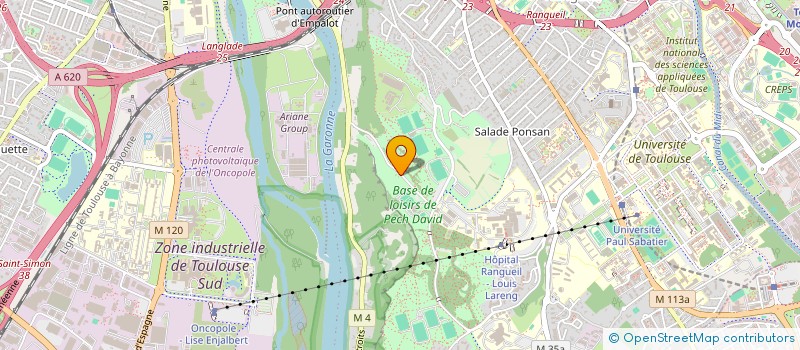 localisation de l'entreprise COMITE DEPART D'EQUITATIONS HTE GARONNE à TOULOUSE