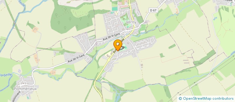 localisation de l'entreprise COMITE DEPART DE LA MOSELLE DE BADMINTON  VERNY