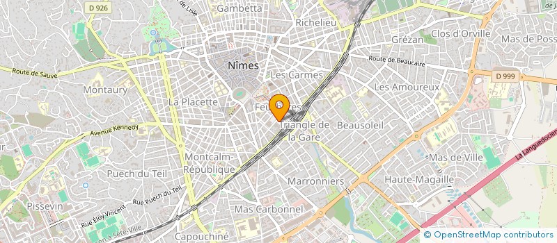 localisation de l'entreprise COMITE DEPART DE TIR CIBLE PLATEAUX  NIMES